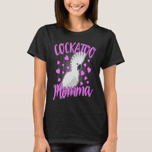 T-shirt Cockatoo Momma Animaux Animaux Parrot Maman Parapl