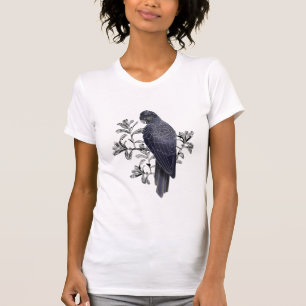 T-shirt Cockatoo noir australien 