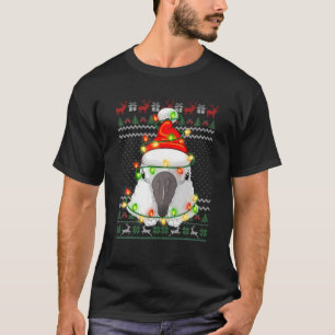 T-shirt Cockatoo Père Noël Parrot Oiseau moche de Noël