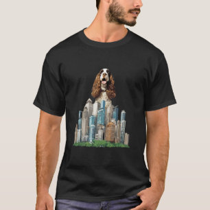 T-shirt Cocker Chien Animaux de compagnie Beauté Nature Dé