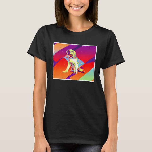 T-shirt Cocker esthétique Vintage rétro Spaniel (Devant)
