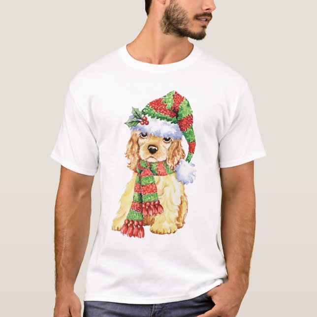 T-shirt Cocker heureux de Howliday (Devant)