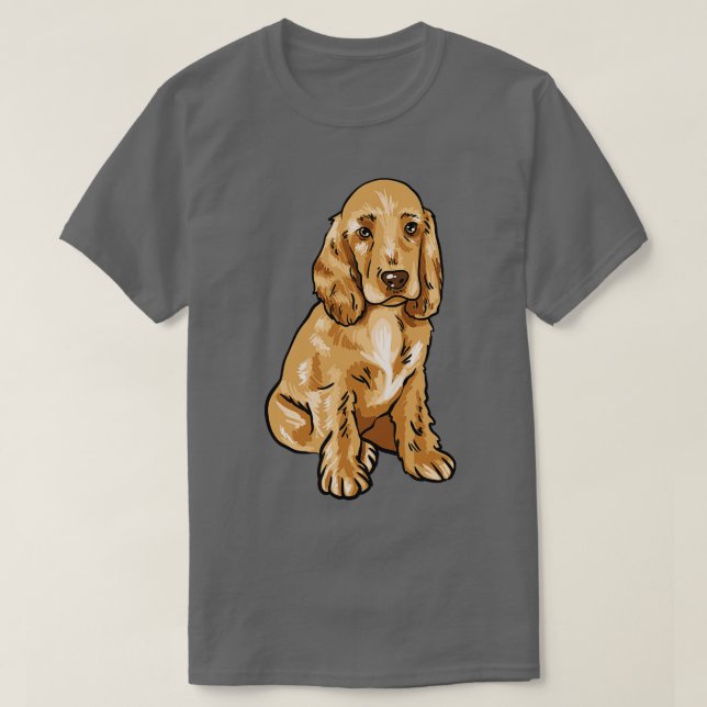 T-shirt Cocker Spaniel (Design devant)