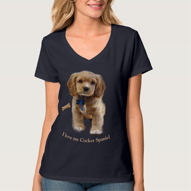 T-shirt Cocker Spaniel (Devant)