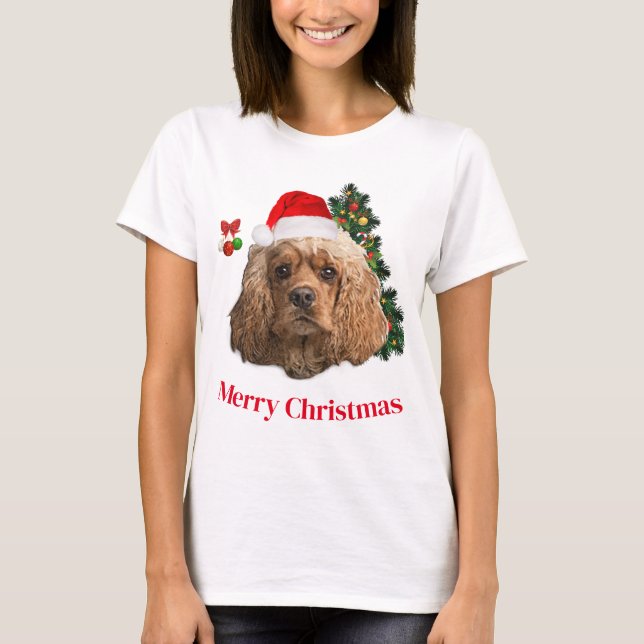 T-shirt Cocker spaniel (Devant)