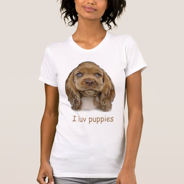 T-shirt Cocker spaniel (Devant)