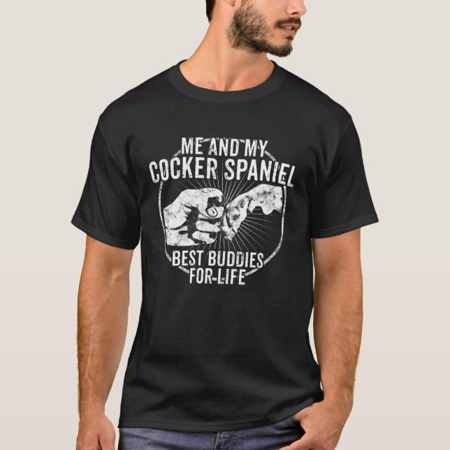 T-shirt Cocker Spaniel  1 (Devant)