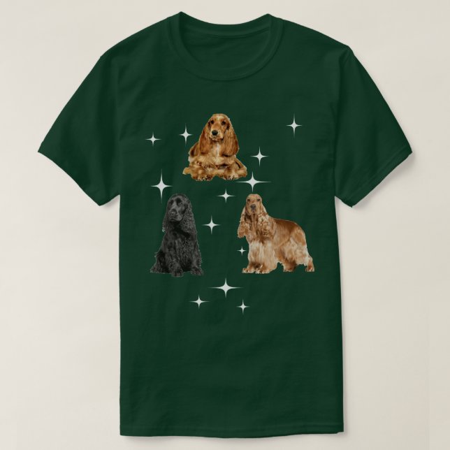 T-shirt cocker spaniel 1 (Design devant)