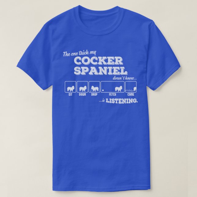 T-shirt Cocker Spaniel 3 (Design devant)