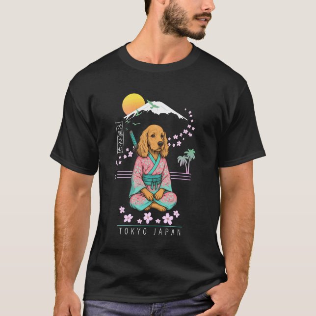 T-shirt Cocker Spaniel anglais (Devant)