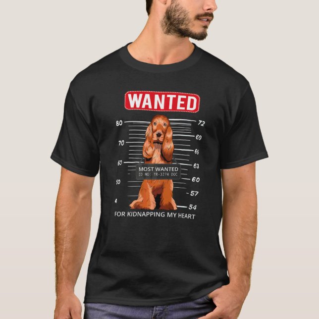 T-shirt Cocker Spaniel Anglais Race de Chien  10 (Devant)