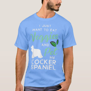 T-shirt Cocker Spaniel Chien Cigar propriétaire amant Xmas