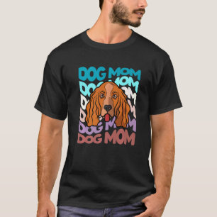 T-shirt Cocker Spaniel Chien Maman Retro Chien Vintage Mam