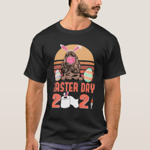 T-shirt Cocker Spaniel Chien Visage Masque Oeuf Lapin Jour