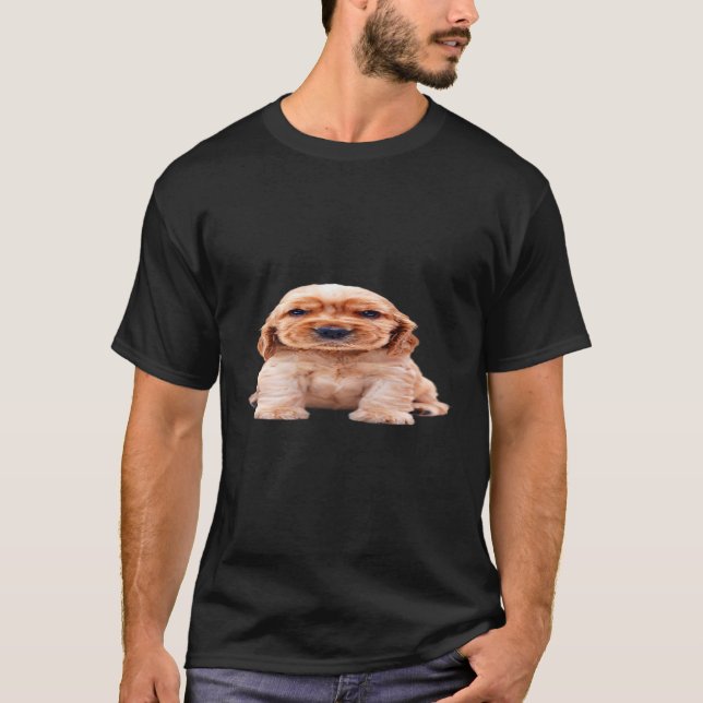 T-shirt Cocker Spaniel Chiot Enfants Garçon Fille Femmes H (Devant)