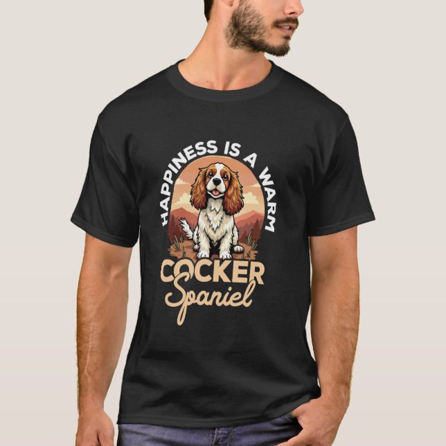T-shirt Cocker Spaniel Cocker Spaniel Anglais Amoureux de  (Devant)
