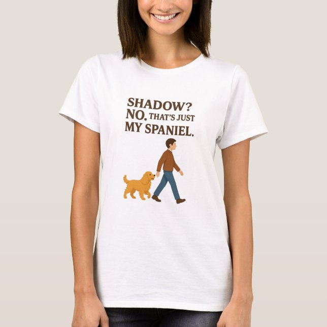 T-shirt Cocker Spaniel drôle (Devant)