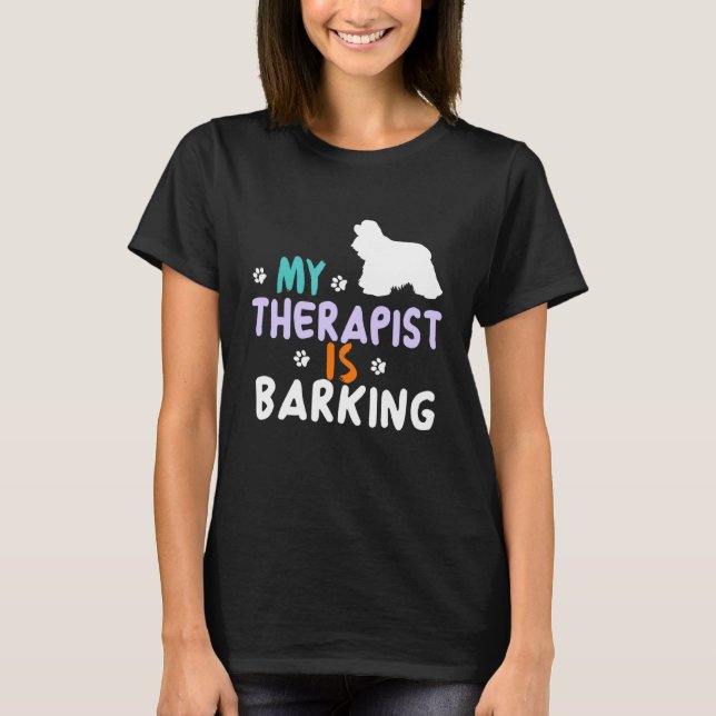 T-shirt Cocker Spaniel Funny Chien propriétaire Noël Anniv (Devant)