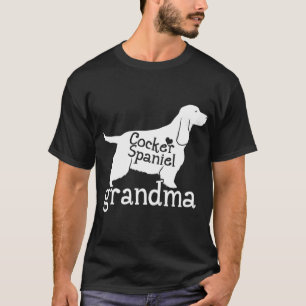 T-shirt Cocker Spaniel Grandma Cadeaux mignonette Grand-mè