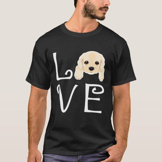 T-shirt Cocker Spaniel Love Chien Propriétaire Cocker Span (Devant)
