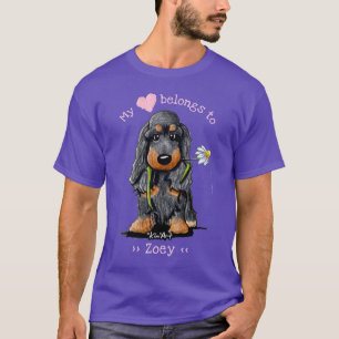 T-shirt Cocker Spaniel Mon Coeur Appartient À