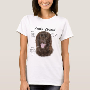 T-shirt Cocker Spaniel (né) Histoire Design