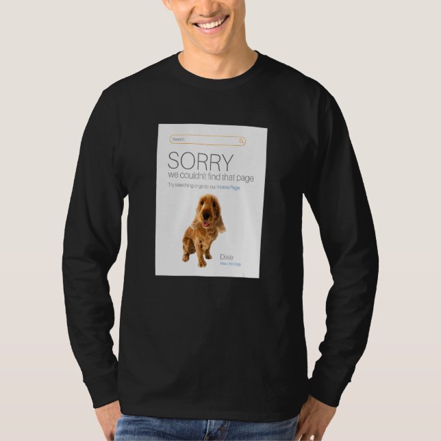 T-shirt Cocker Spaniel Online Shop Ecommerce Vendeur 404 D (Devant)