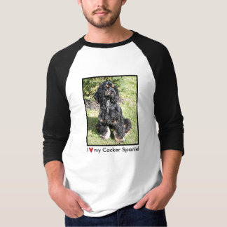 T-shirt Cocker Spaniel Photo sur Chemise à manches longues