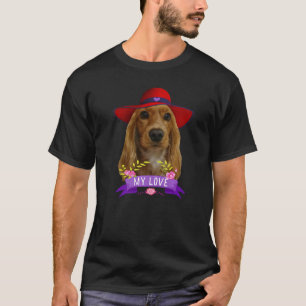 T-shirt Cocker Spaniel Pop Love Cocker Papa d'Espagne