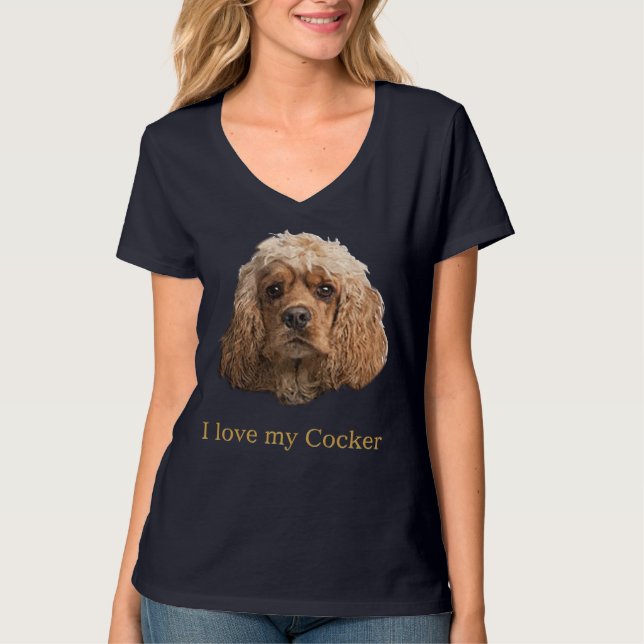 T-shirt cocker spaniels (Devant)