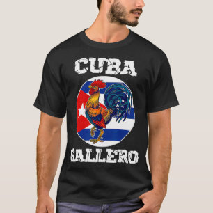 T-shirt Cockfighting de Cuba Gallero Cuban