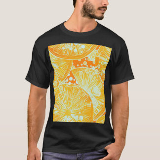 T-shirt Cocktail Citrus : Motif d'eau étincelante