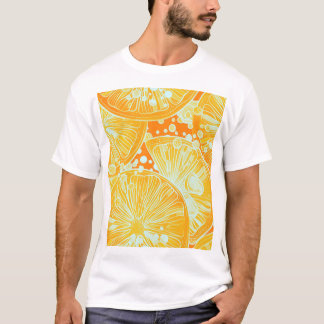 T-shirt Cocktail Citrus : Motif d'eau étincelante