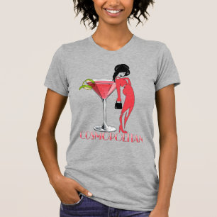 T-shirt Cocktail cosmopolite