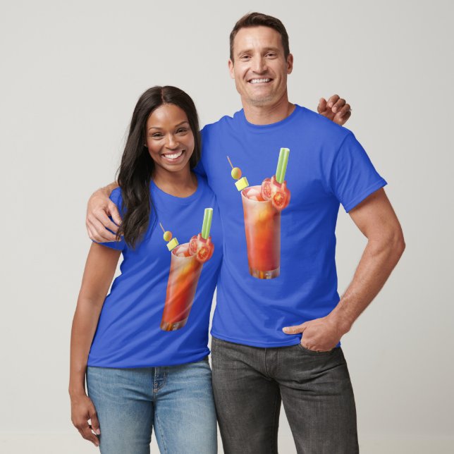 T-shirt Cocktail Creative Bloody Mary (Unisexe)