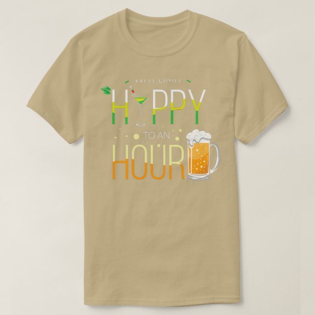 T-shirt Cocktail du Bartender Party Happy Hour Pun (Design devant)