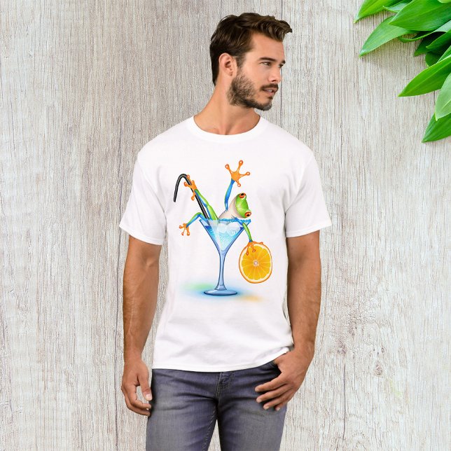 T-shirt Cocktail Frog (Créateur téléchargé)