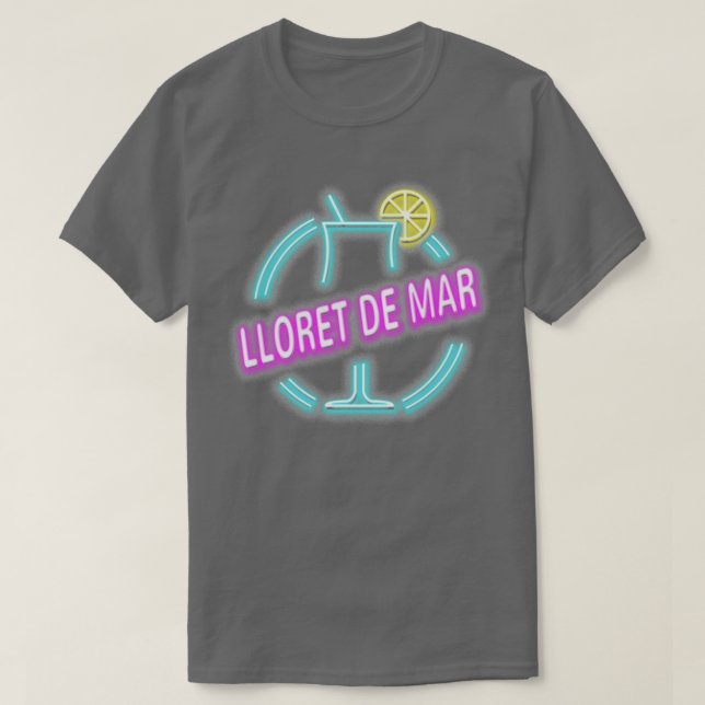 T-shirt Cocktail Lloret de Mar design été (Design devant)