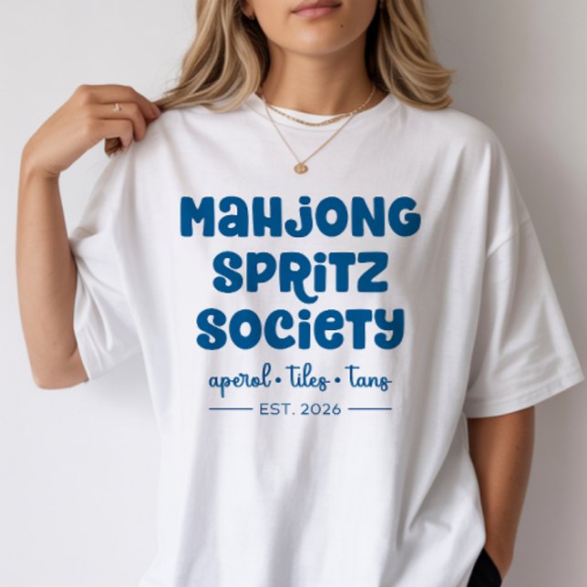 T-shirt Cocktail Mahjong Spritz Society (Créateur téléchargé)