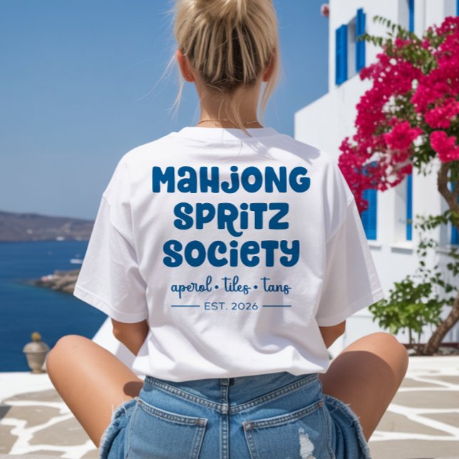 T-shirt Cocktail Mahjong Spritz Society (Créateur téléchargé)