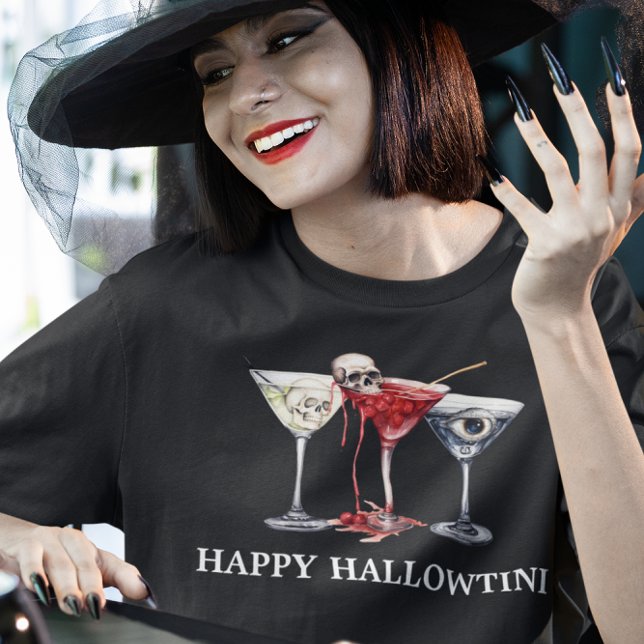 T-shirt Cocktail Martini Halloween Happy Hallowtinti (Créateur téléchargé)
