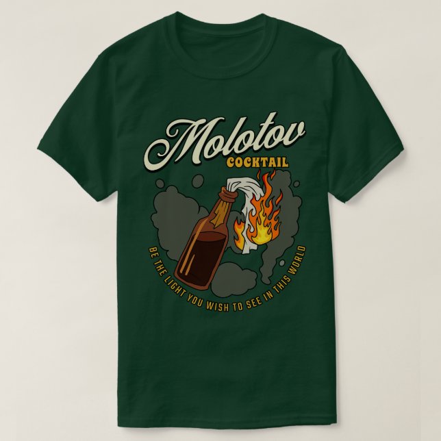 T-shirt cocktail Molotov (Design devant)