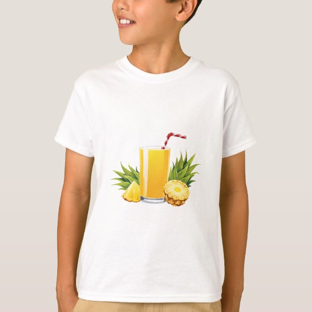 T-shirt cocktail Piña Colada (Devant)