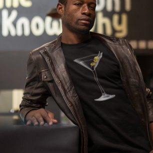 T-shirt Cocktail simple Martini Glass