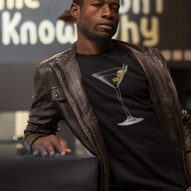 T-shirt Cocktail simple Martini Glass (Créateur téléchargé)