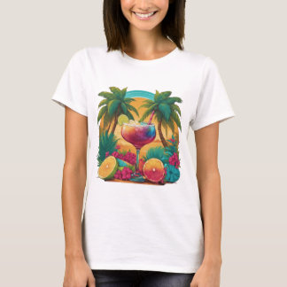 T-shirt Cocktail Tropical Paradise