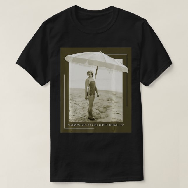 T-shirt Cocktail Umbrella Premium (Design devant)