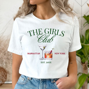 T-shirt Cocktails Classy Red & Green Girl's Club