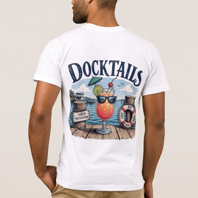 T-shirt Cocktails de quai (Dos)