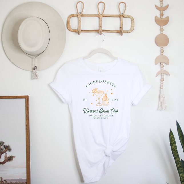 T-shirt Cocktails d'été entre filles | Enterrement de vie  (Créateur téléchargé)